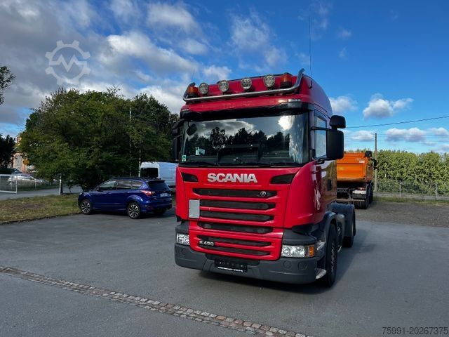 Standaard trekker SCANIA R450 Sattelzugmaschine mit Kipphydraulik