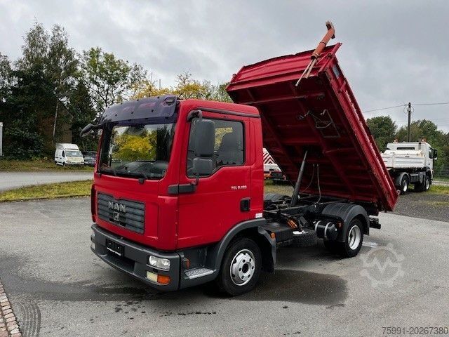 Dreiseitenkipper MAN TGL 8.180 Mit Meiller Dreiseitenkipper