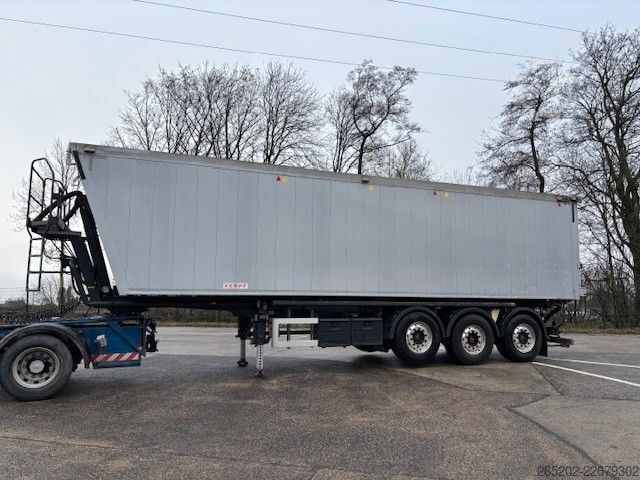 Tippsemitrailer KEMPF Kempf Alukastenmulde 3x9t mit Schleuse, 56 cbm