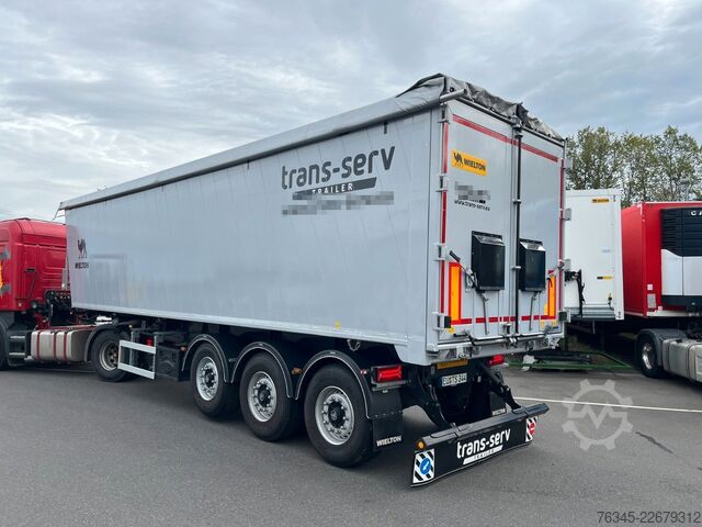 Tippsemitrailer WIELTON 55m3 Alu-Kastenmulde Kombitür Weight Master