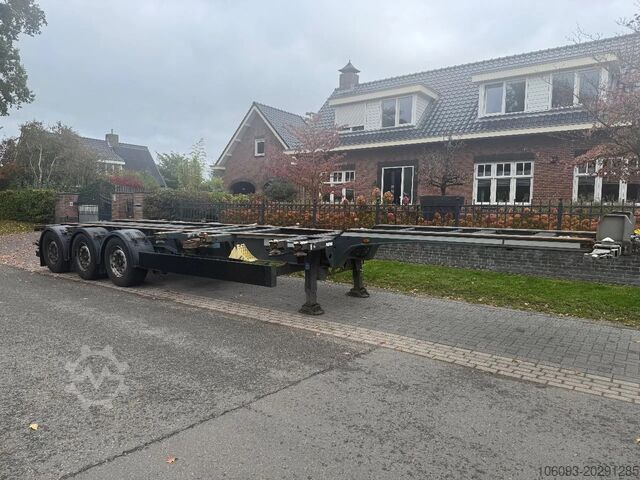 Transporte de contentores Kögel 3 ass cont chassis 20/30/40/45 High kuub