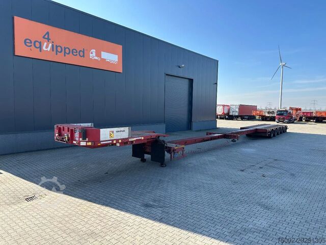 Cargador bajo Broshuis 5ABSD-68/2, FIVE AXLE HYDRAULIC STEERED / 2x  E...