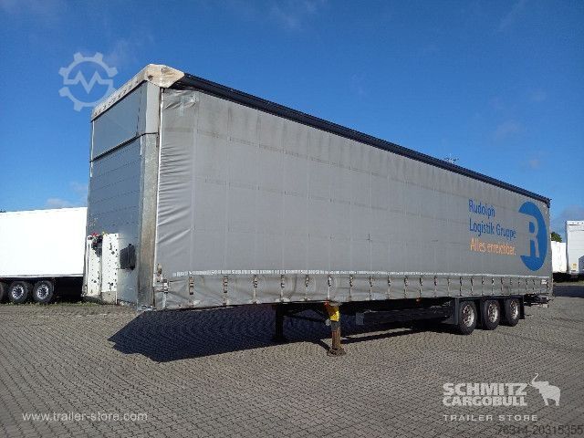 Open oplegger met zeil Schmitz Cargobull Curtainsider Mega Getränke