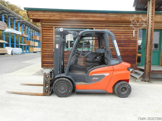 4 točka viljuškar Linde H30D-01 Triplex + SS + ZV