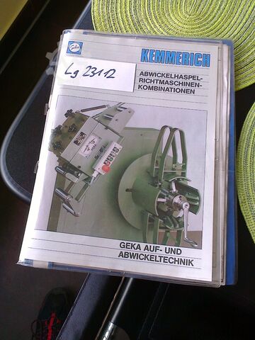 Combinação de desenrolador-endireitador KEMMERICH V1000-RM 6020