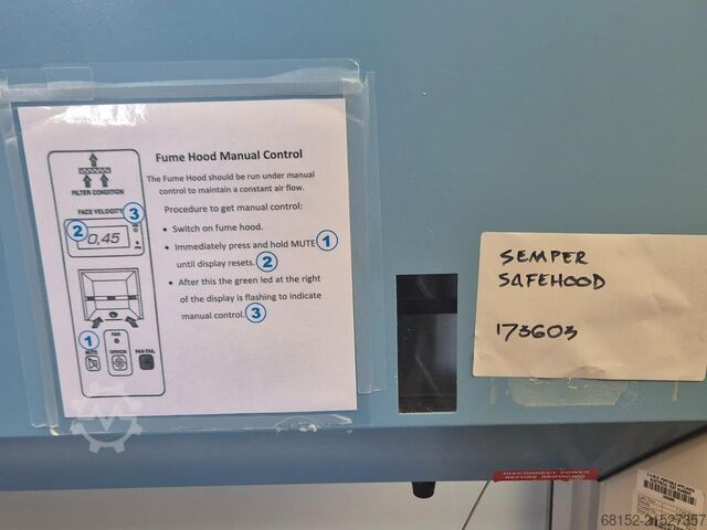Semper Safehood 120 Safety Cabinet Semper Safehood 120