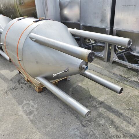 Zbiornik 1285 litrów ogrzewany/chłodzony, Aisi 304  8631
