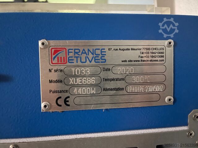 Forno - Estufa de Secagem - Etuve France Etuves XUE686