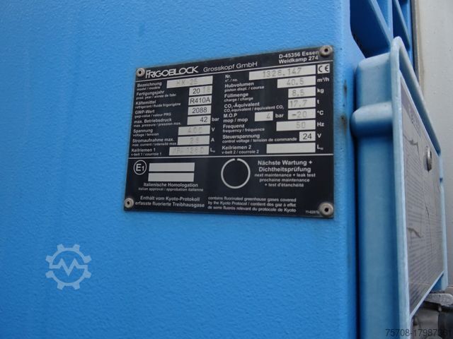 Standard SZM MERCEDES-BENZ 1840 Antos*Kühlzug*gelenkt*11,9m*LBW*Frigoblock