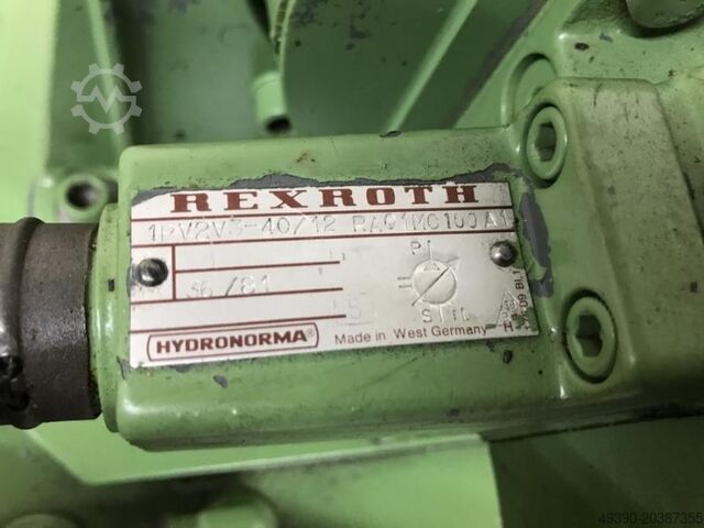 Hydraulic power unit with hydraulic pump; Hydraulic power unit BOSCH REXROTH 1PV2V3-40/12