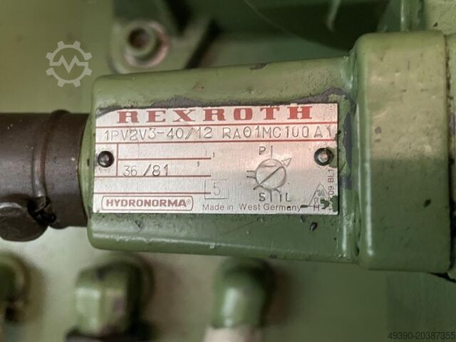 Hydraulic power unit with hydraulic pump; Hydraulic power unit BOSCH REXROTH 1PV2V3-40/12