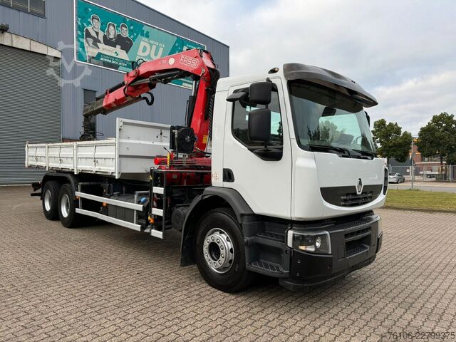 Grúa montada en camión RENAULT Premium Lander 310.26 6x4 Kipper /Kran