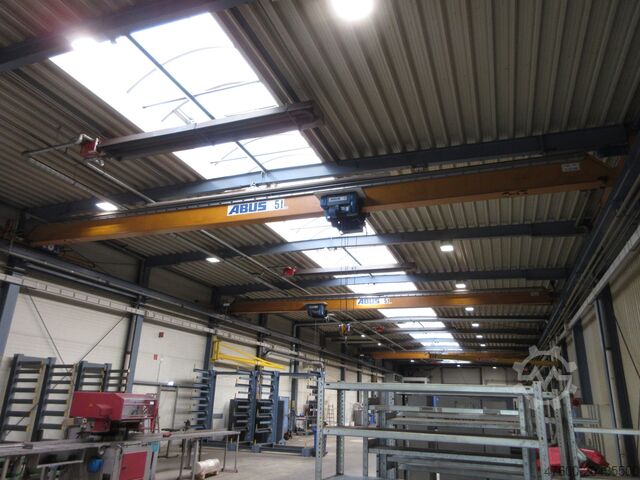 Kraanbaan, hal-kraan, portaalkraan met spoorbreedte van 14.260 mm ABUS Hallenkran Brückenkran Kran ELV 5t ELK 5000Kg 5t Funk Portalkran Kran