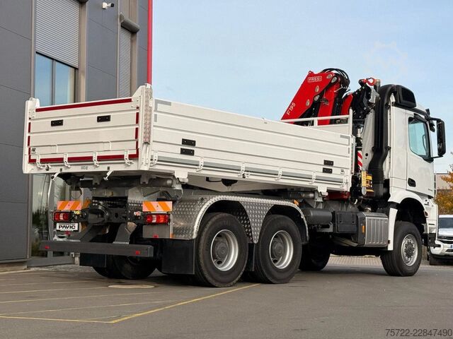 3-smerni kiper Mercedes-Benz Arocs 3348 AK 6x6 Krankipper mit Fassi F195A2.24