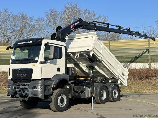 Darus billenőplatós teherautó MAN TGS 28.480 MAN TGS 28.480 BL 6x4-4 Hiab 228-6 3...