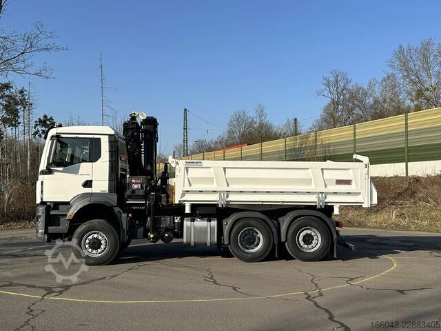 Darus billenőplatós teherautó MAN TGS 28.480 MAN TGS 28.480 BL 6x4-4 Hiab 228-6 3...