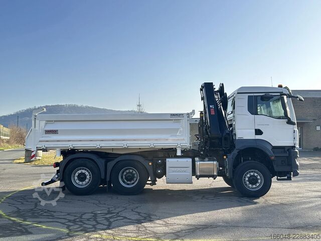 Darus billenőplatós teherautó MAN TGS 28.480 MAN TGS 28.480 BL 6x4-4 Hiab 228-6 3...