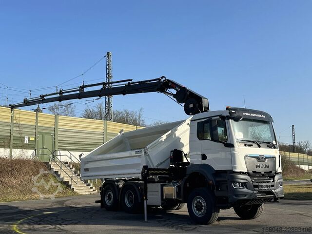 Darus billenőplatós teherautó MAN TGS 28.480 MAN TGS 28.480 BL 6x4-4 Hiab 228-6 3...