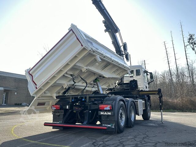 Darus billenőplatós teherautó MAN TGS 28.480 MAN TGS 28.480 BL 6x4-4 Hiab 228-6 3...