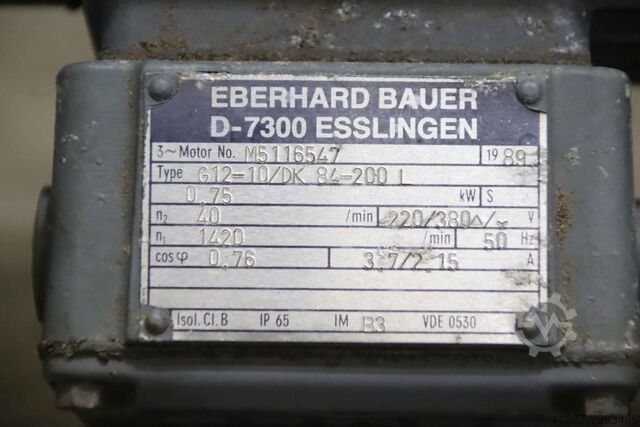 Getriebemotor 0,75 kW 40 U/min VEM G12-10/DK 84-200L