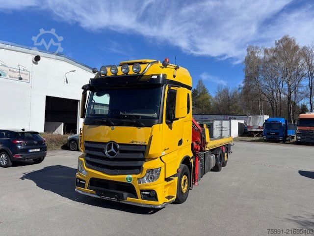 Autómentő MERCEDES-BENZ Actros 4 Abschleppwagen mit Kran