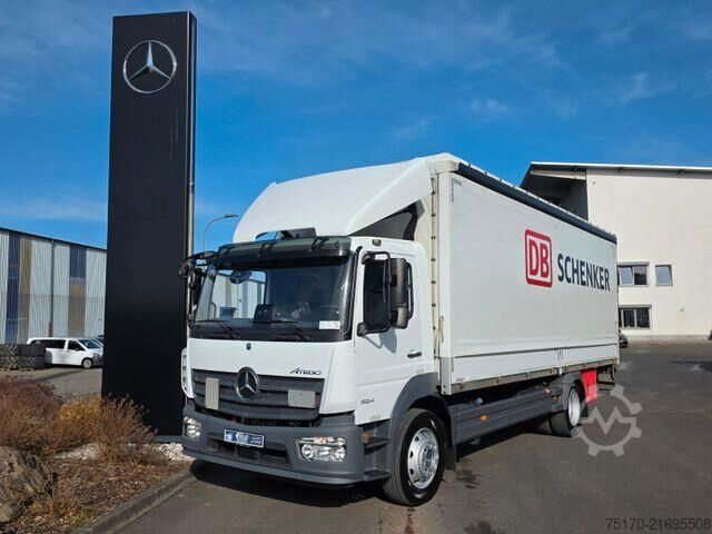 Skjutbar presenning Mercedes-Benz Atego 1524 L 4x2 LBW 1.500kg Klima AHK ADR