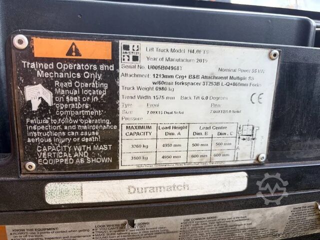 Forklift Hyster H 4.00 FT