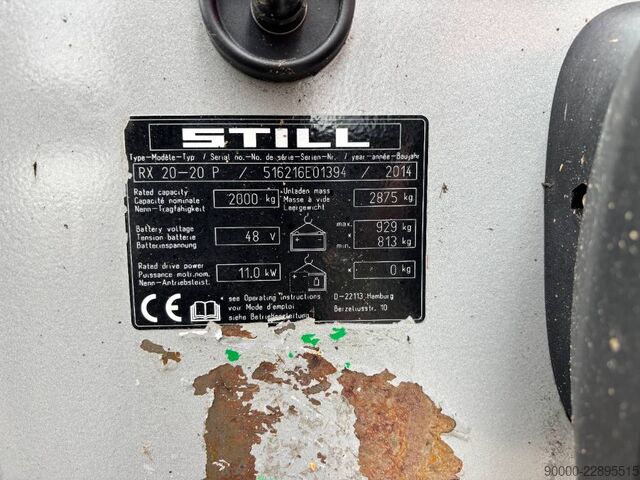 Gaffeltruck Still RX 20-20 2000kg TIPLO / Sideshift