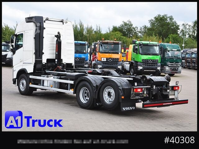 Kampós konténerszállító teherautó VOLVO FH 460 , Multilift, Lift - Lenkachse,