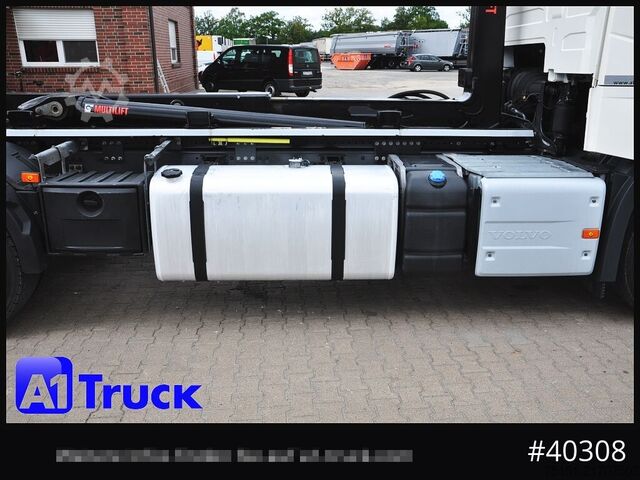 Kampós konténerszállító teherautó VOLVO FH 460 , Multilift, Lift - Lenkachse,