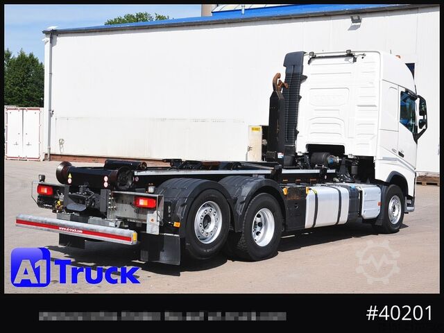 Kampós konténerszállító teherautó VOLVO FH 460 , VDL S21-6200 Lenkachse