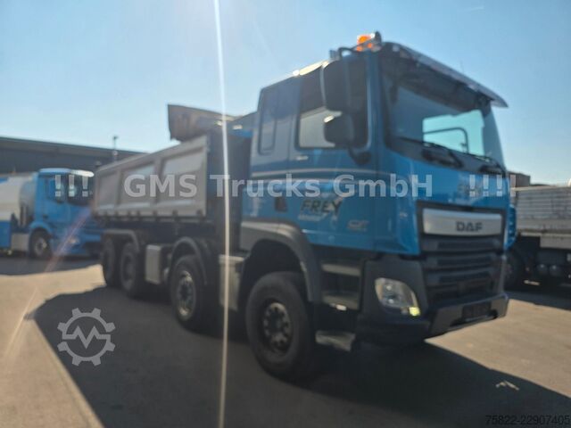 Tipvogn DAF CF 460 / 8X4 / BORDMATIK / Ret / Plane