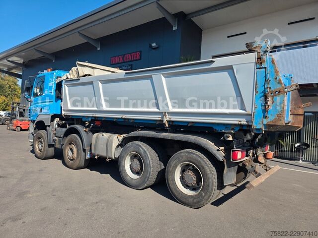 Tre-sidet tipbil DAF CF 460 / 8X4 / BORDMATIK / Ret / Plane