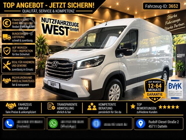 Furgon z wysokim dachem MAXUS Deliver 9 2.0 TDCi L3H2 Luxury*Kamera*Garantie*