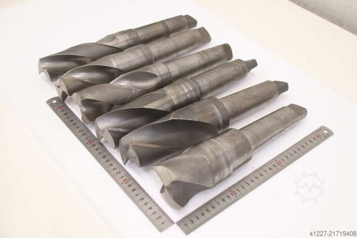 Spiralbohrer MK5 6 Stück Verschiedene Zweischneidig Ø 51 - 70 mm