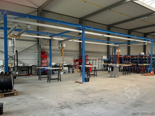 Vakuumhebegerät auf Schienensystem Strödter 