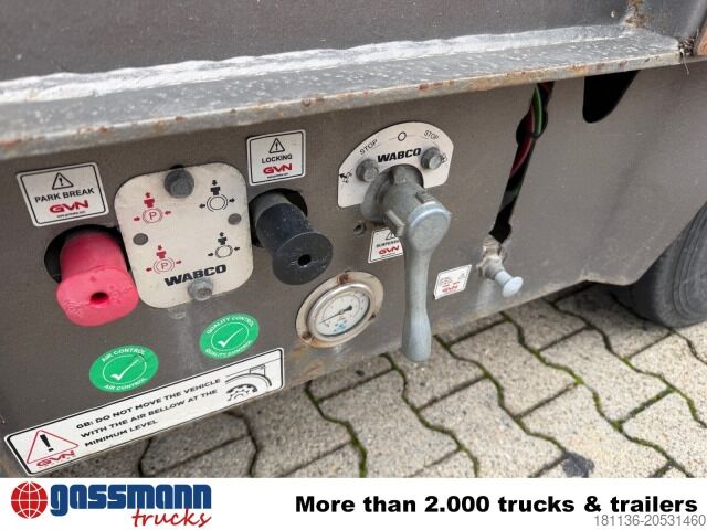 Nízkoložný návěs  GVN Trailer 329, Liftachse, Verbr. auf 3m, hydr.