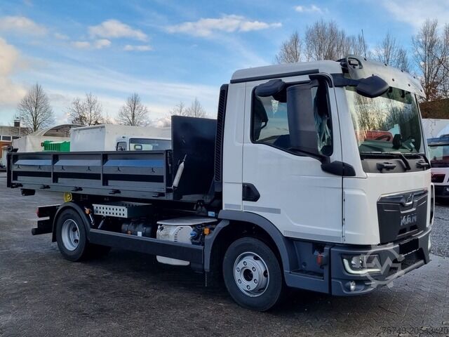 Telehoist lastväxlarbil man TGL 8.220 BL City Abollkipper 6t Powermatic AHK2