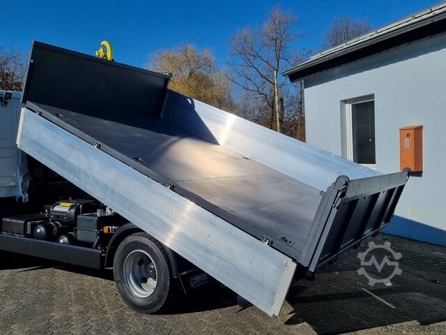 Telehoist lastväxlarbil man TGL 8.220 BL City Abollkipper 6t Powermatic AHK2