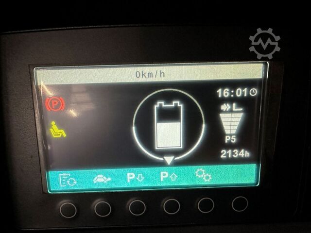 Elektrische vorkheftruck 3 wielen Jungheinrich EFG 220 - TRIPLEX 4,4 m