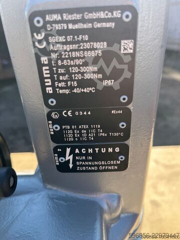 Attuatore multi-giro AUMA 07.1-F10 Nuovo Auma SGWXC 07.1-F10, SKE0 56-2/80