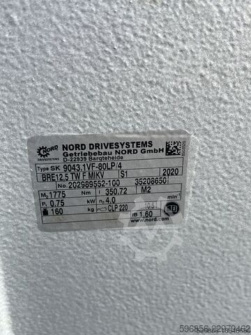 Motoriduttore 0,75kW 4 giri/min. Nord Drive Nord 0.75kW 4obr/min