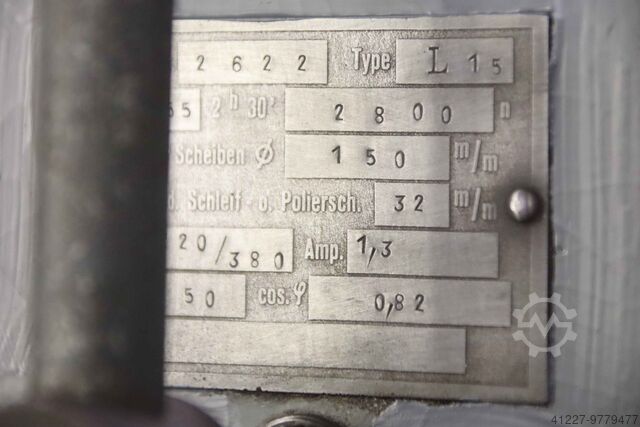 Gereedschap slijpmachine Bösch L 15 2 Stationen