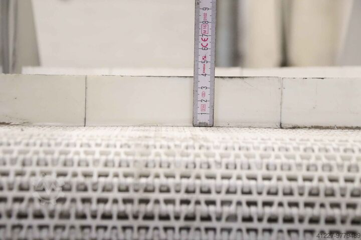 Eğimli konveyör bandı 12 m/dak Edelstahl 5040 x 455 mm