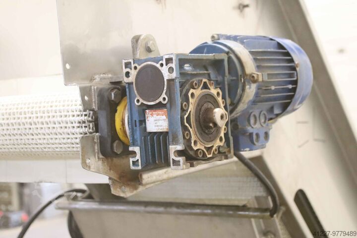 Steigförderband 12 m/min Edelstahl 5040 x 455 mm