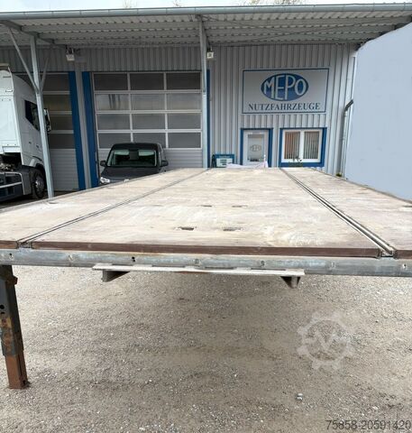 Plataforma de carrocería intercambiable Wecon Plattform mittig+außen Zurringe verzinkt