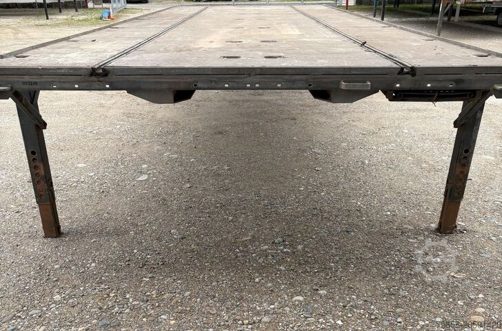 Plataforma de carrocería intercambiable Wecon Plattform mittig+außen Zurringe verzinkt