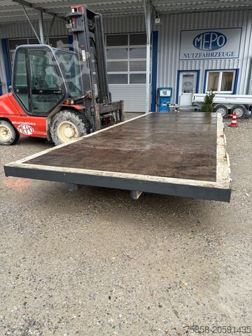 Intercambiar cuerpo abierto Krone 7,45m BDF Plattform mehrfach vorhanden