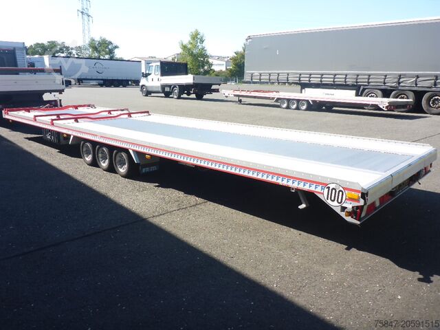 Remolque transportador de automóviles Fitzel DUO 35-21/83 Tridem Seilwinde