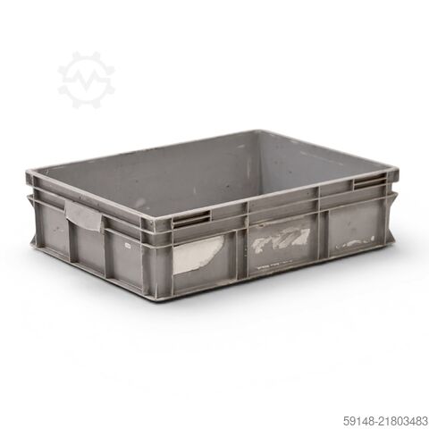 Használt Euro konténerek, minden fal zárt, H: 800, S: 600, M: 210 (mm). 85 liter, H: Kruizinga 98-449GB-PAL